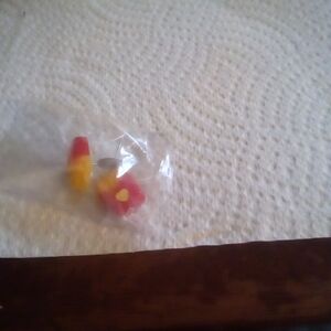 McDonald's Shaped Earrings (Studs With Fasteners)